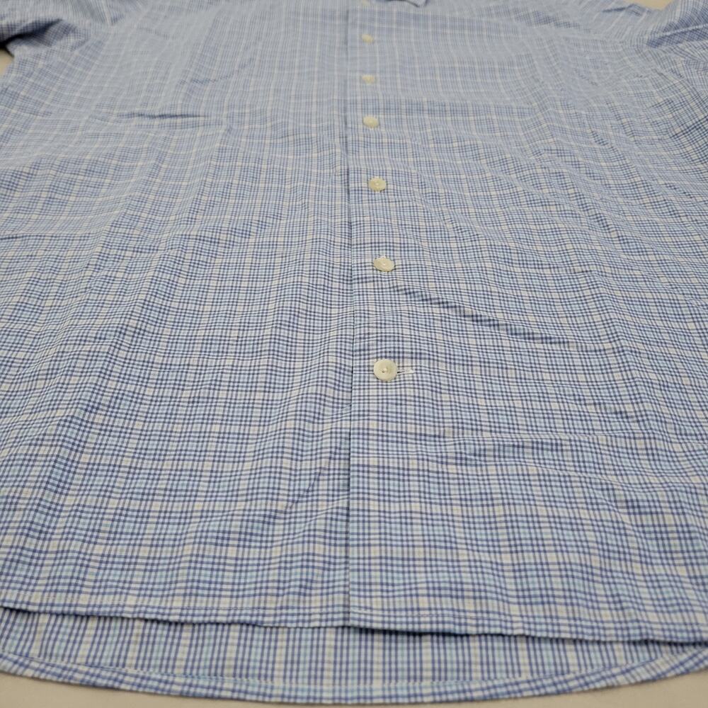Eton Contemporary Fit Button Down Shirt Cotton Fine Twill Melange Shirt 17/43 - Picture 6 of 9